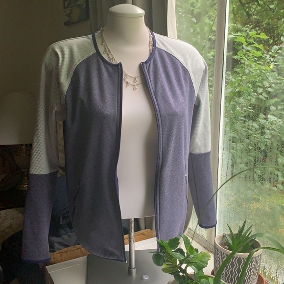 LIJA Sport / Golf Jacket Lightweight Purple and White - Picture 3 of 6